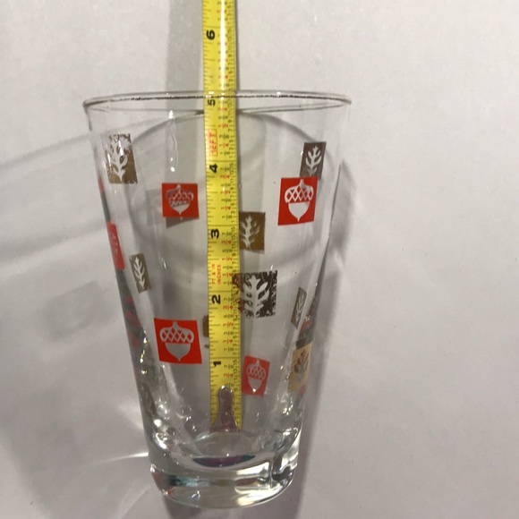 4 Retro Mid Century Modern Tumblers Glasses - Picture 4 of 9